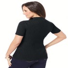 Rib Mockneck Sweater image number null