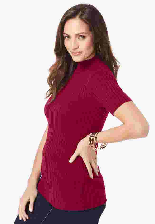 Rib Mockneck Sweater image number 2