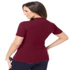 Rib Mockneck Sweater image number null