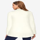 Gold Button Mockneck Sweater image number null