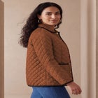 Snap-Front Quilted Coat image number 1