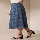 Comfort Waist Stretch Denim Swing Skirt image number 2