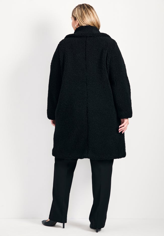 Teddy Longline Coat image number 1