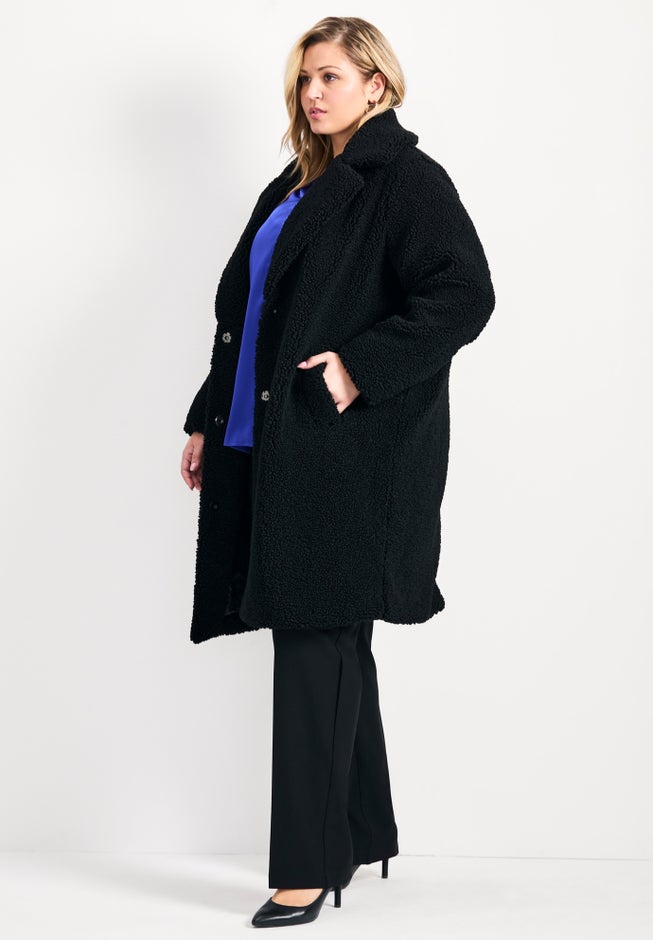 Teddy Longline Coat image number 2