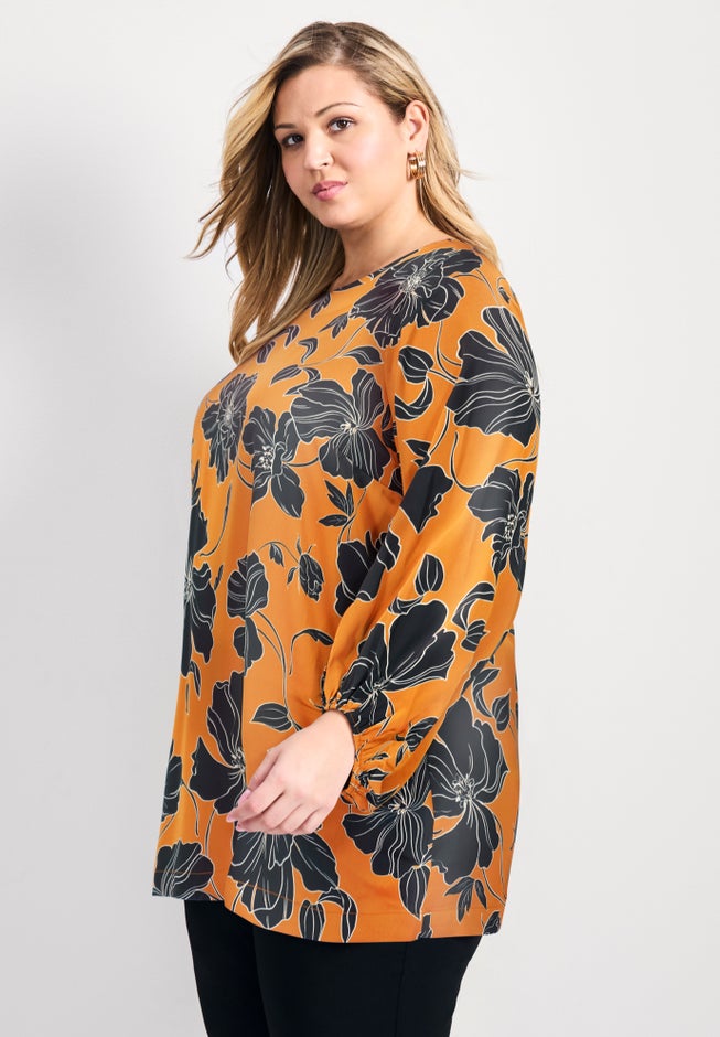 Bella Satin Tunic image number 2