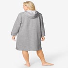 Short Hooded Sweatshirt Robe image number null
