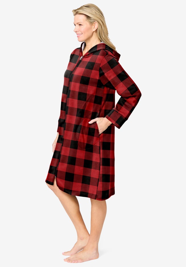 Short Hooded Sweatshirt Robe image number 2