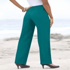 Plus Size Classic Bend Over&reg; Structured Straight Leg Pull-On Pant image number null