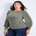 Jessica Rib Hacci Knit Top image number 2