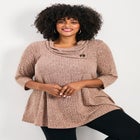 Miley Rib Hacci Button Tunic image number 0