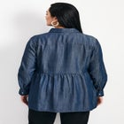 Denim Tiered Shirt image number 1
