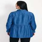 Denim Tiered Shirt image number 1