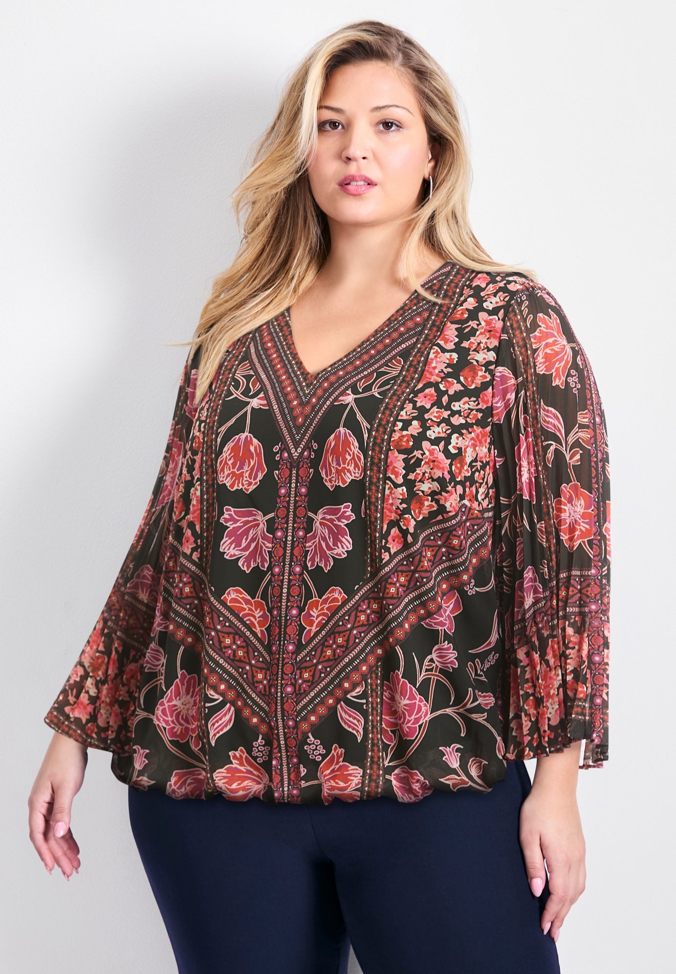 Harmony Pleat Sleeve Top image number 0