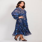 Harmony Twist Front Pleated Dress image number 2