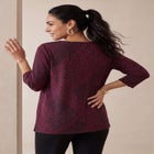 Stretch Cotton Boatneck Tunic image number 1