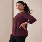 Stretch Cotton Boatneck Tunic image number 2