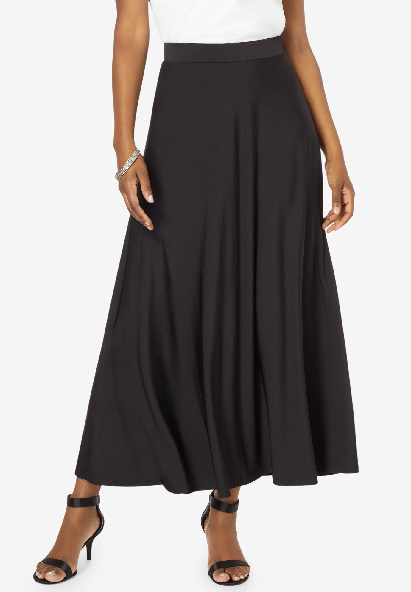 Ultrasmooth&reg; Fabric Maxi Skirt image number 0