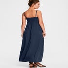 Stretch Knit Surplice Tank Maxi Dress image number null