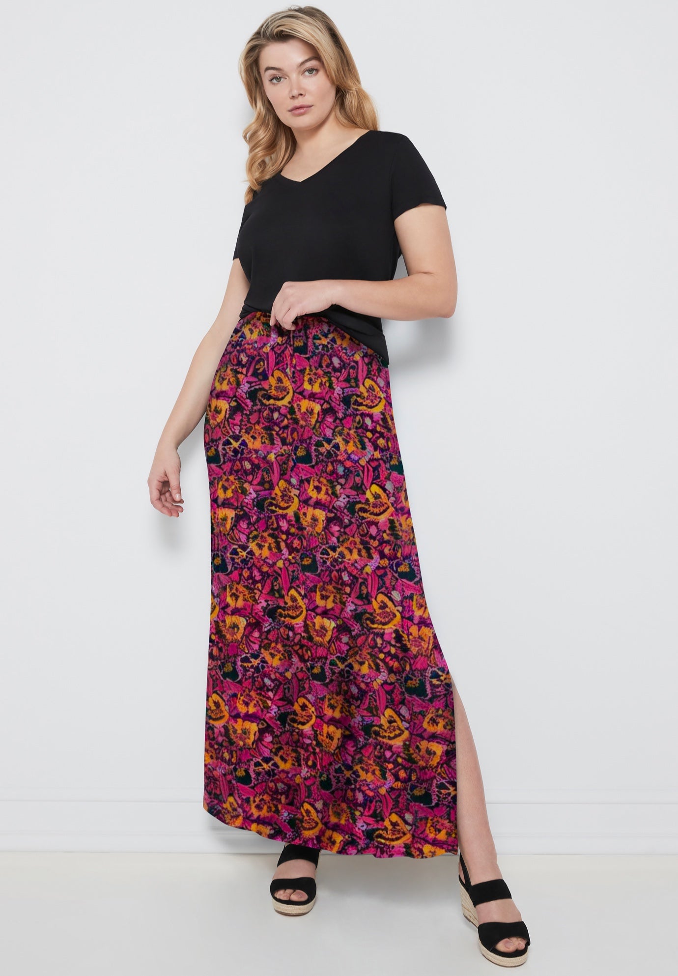 Knit Maxi Skirt image number 0