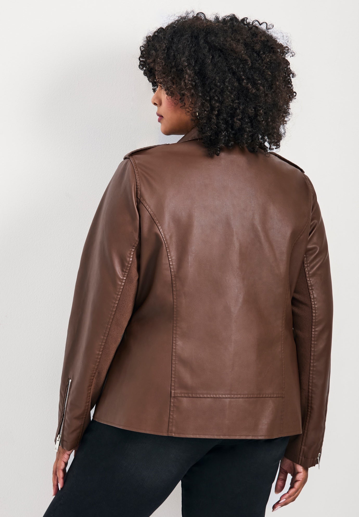 Jane Vegan Leather Jacket image number 1
