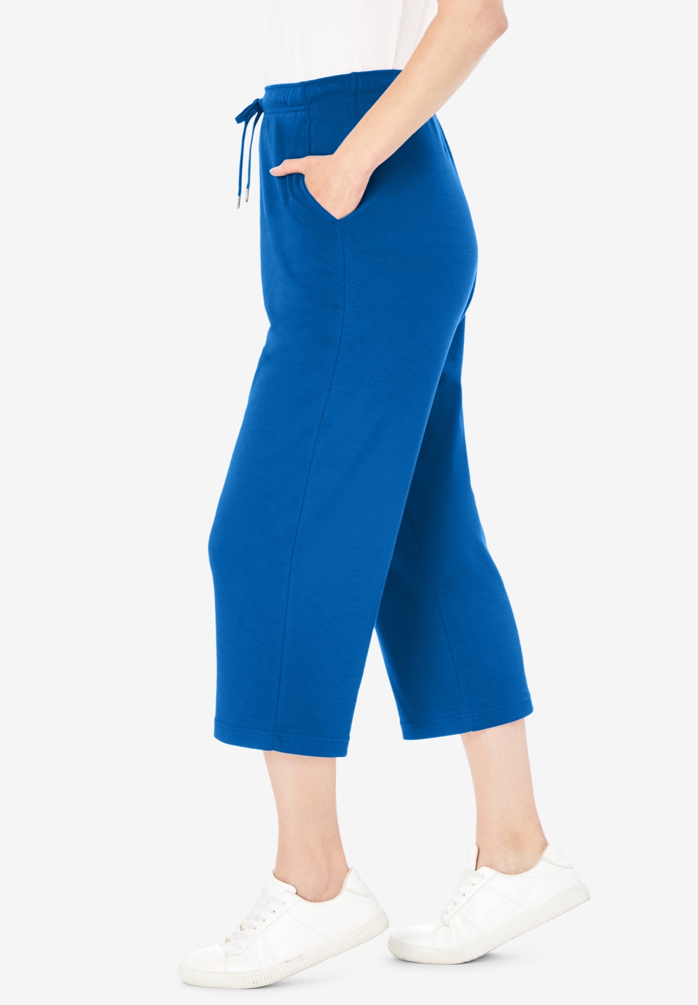 Sport-Knit Pull-On Capri Pants image number 2