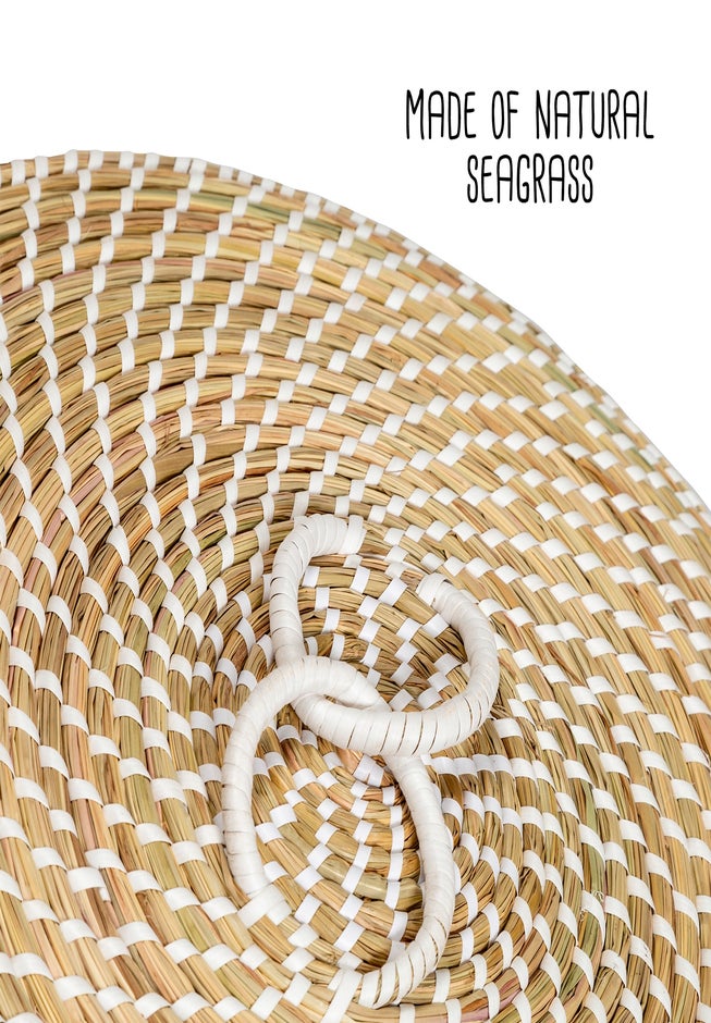 Seagrass Nesting Baskets, Set of 3 image number 5