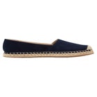 Faux Suede Slip-On Espadrille Flats image number null