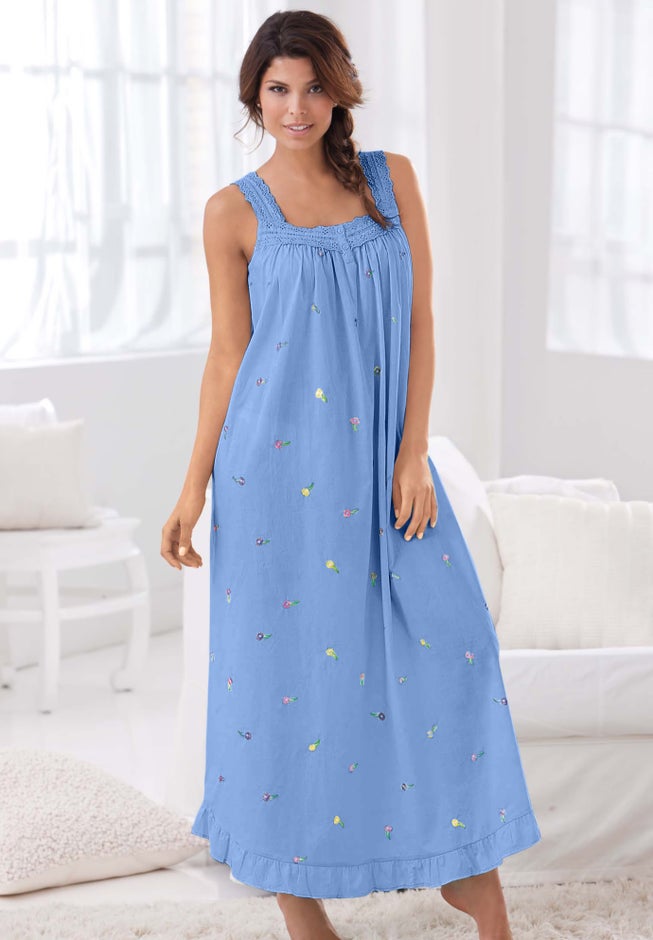 Long Embroidered Gown  image number 2