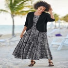 Sleeveless Crinkle Dress image number 0