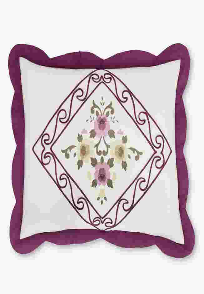 Ava Embroidered Cotton Sham image number 0
