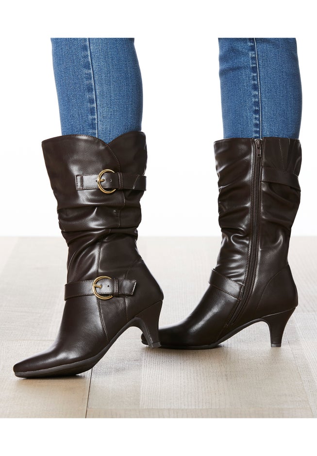 The Millicent Wide Calf Boot image number null