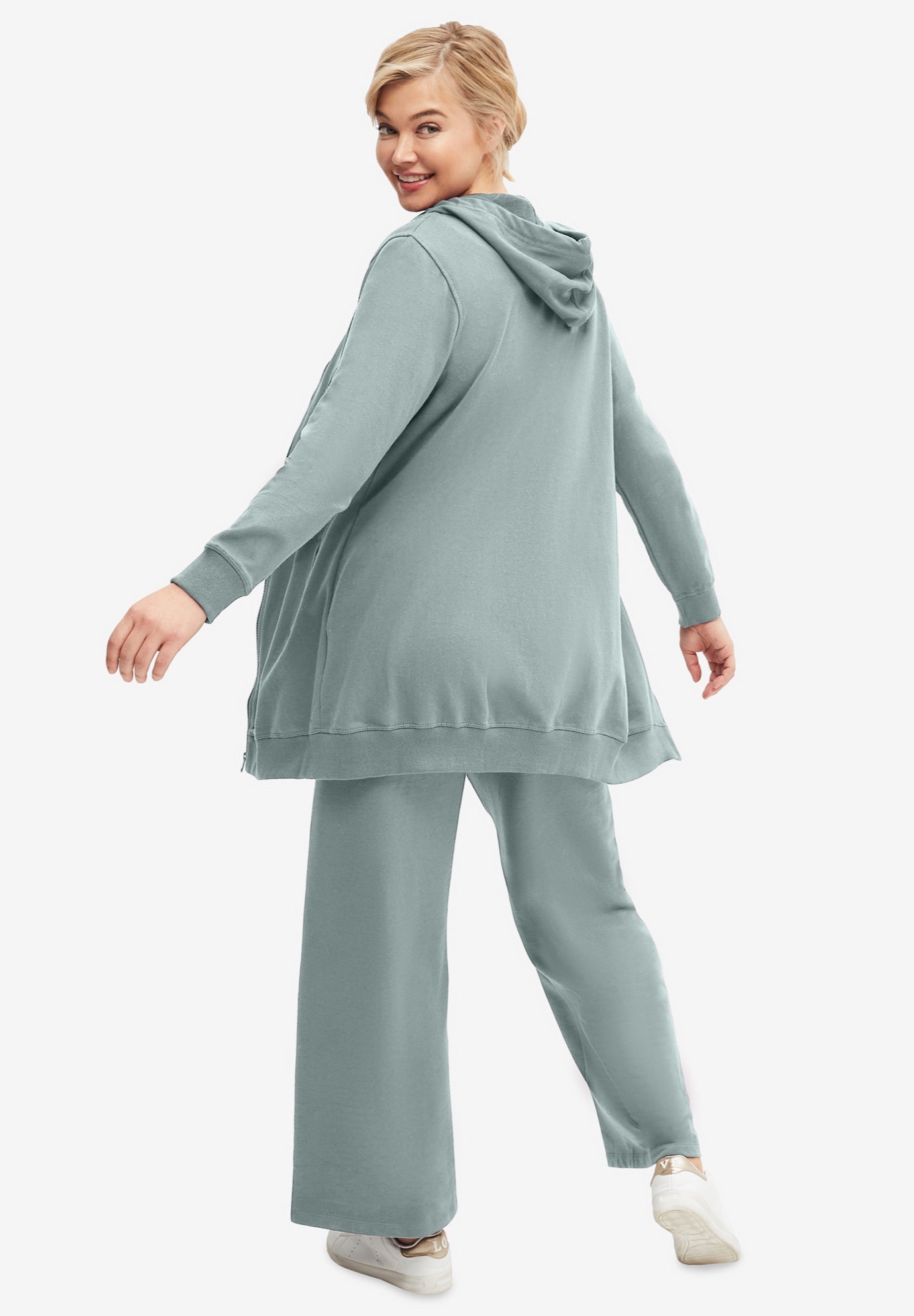 Wide Leg French Terry Sweatpant image number 1