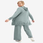 Wide Leg French Terry Sweatpant image number null