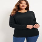 Long-Sleeve Crewneck One + Only Tee image number null