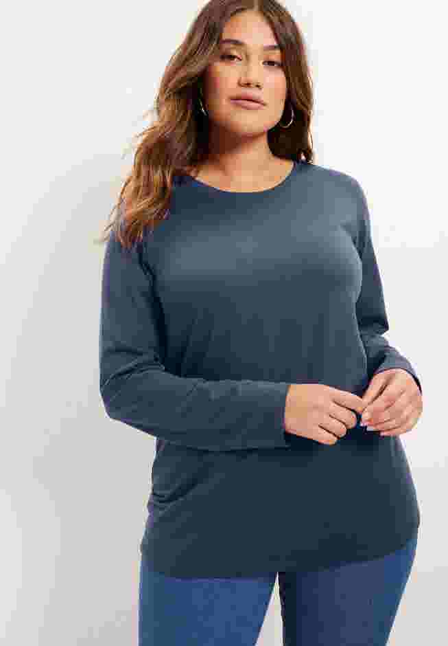 Long-Sleeve Crewneck One + Only Tee image number 0