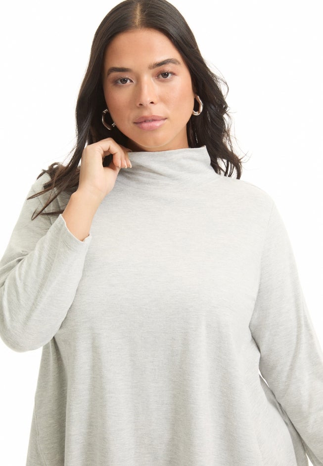 One+Only Mock-Neck Tunic image number 2