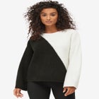 Colorblock Pullover Sweater image number null