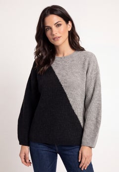 Colorblock Pullover Sweater