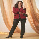 V-Neck Cardigan Sweater image number null