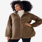Sherpa Zip-Front Jacket image number null