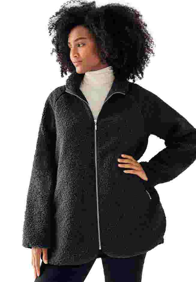 Sherpa Zip-Front Jacket image number 0