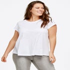 Trapeze Knit Tee image number null