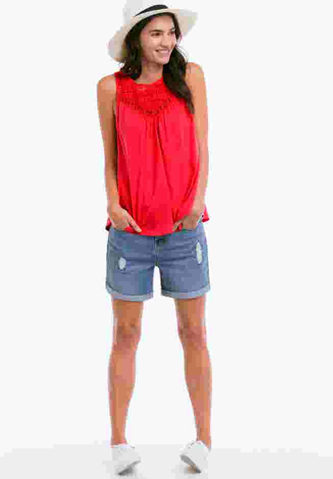 Crochet Lace Tank image number 0