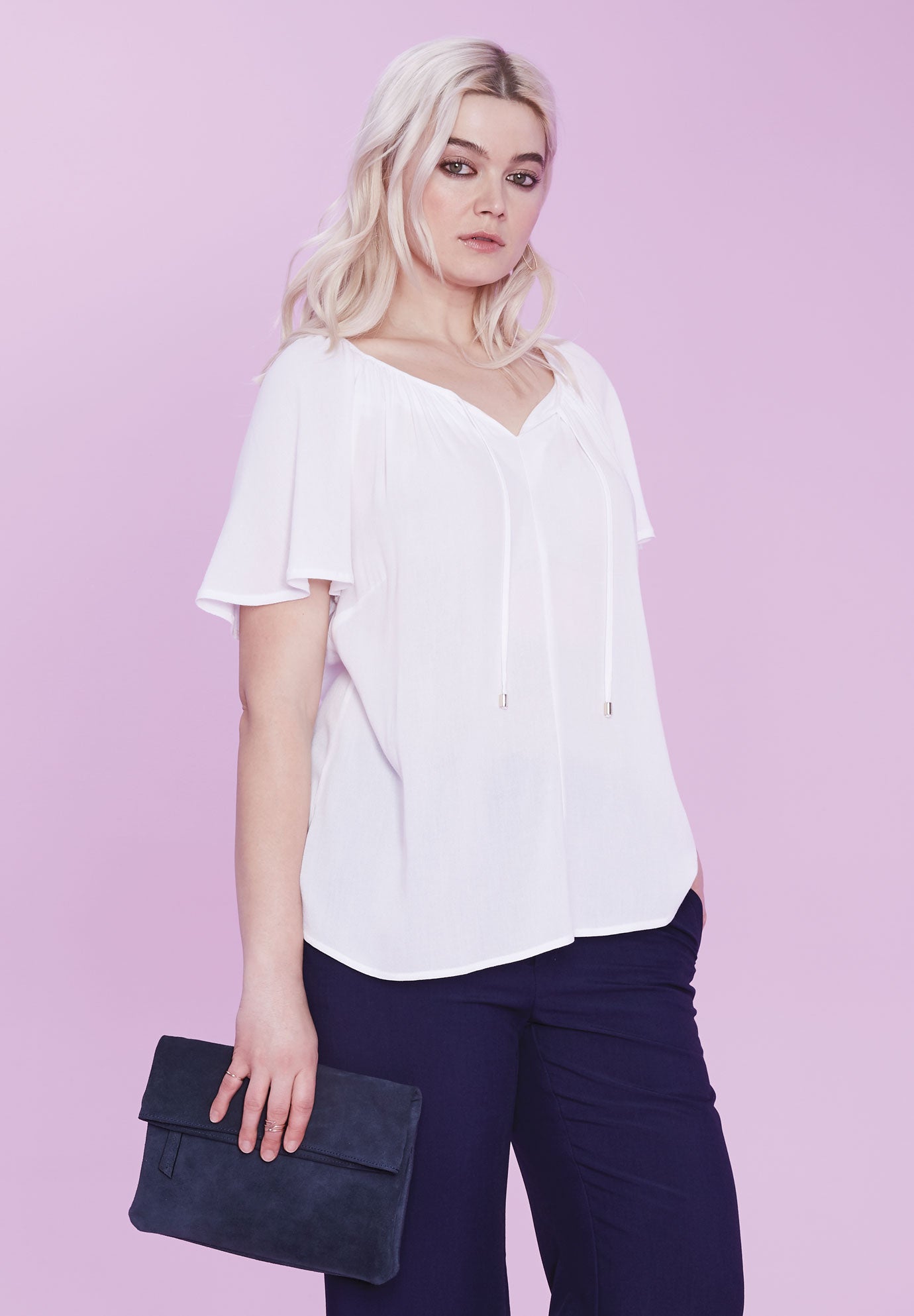 Flutter Sleeve Blouse image number 3