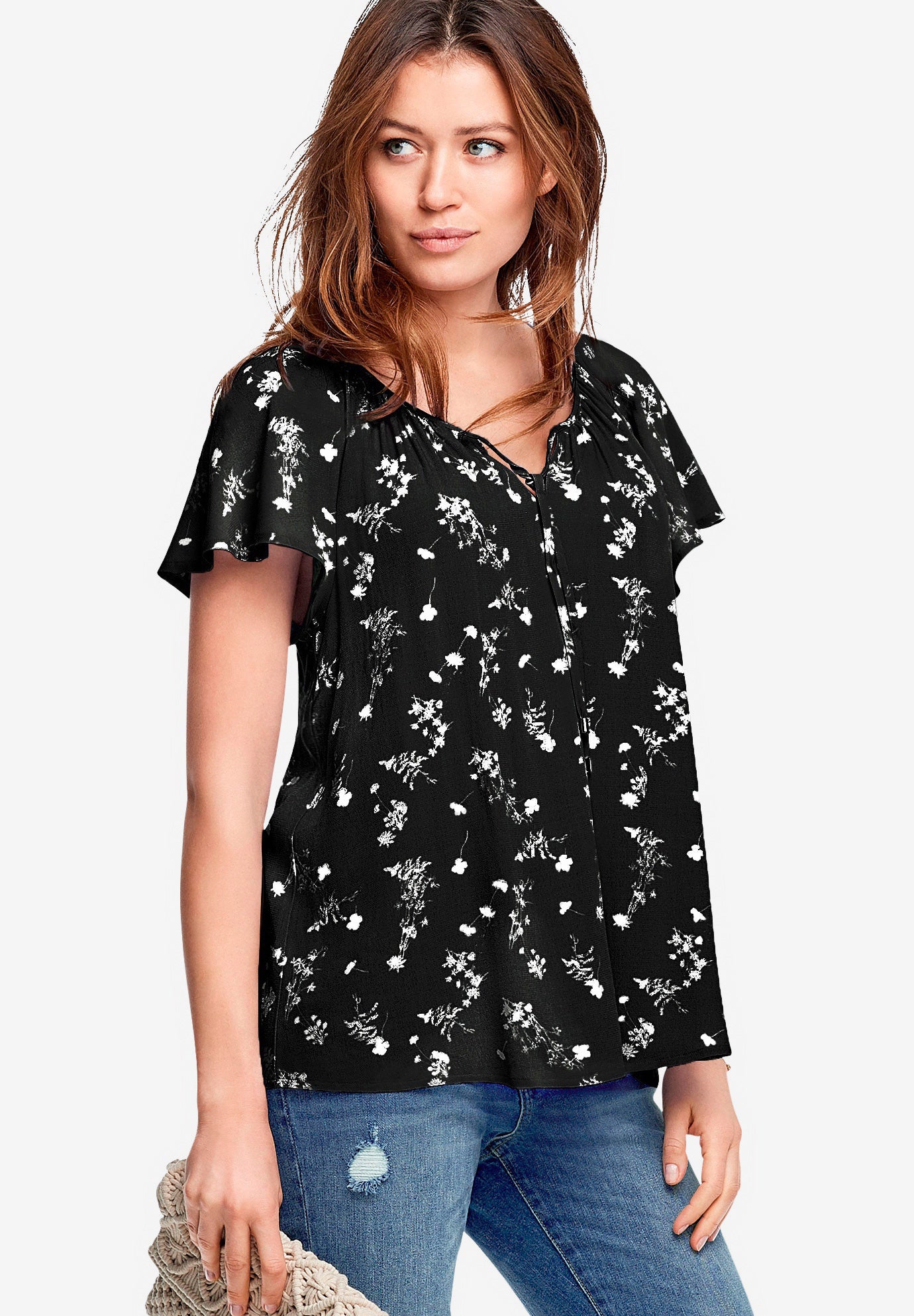 Flutter Sleeve Blouse image number 0