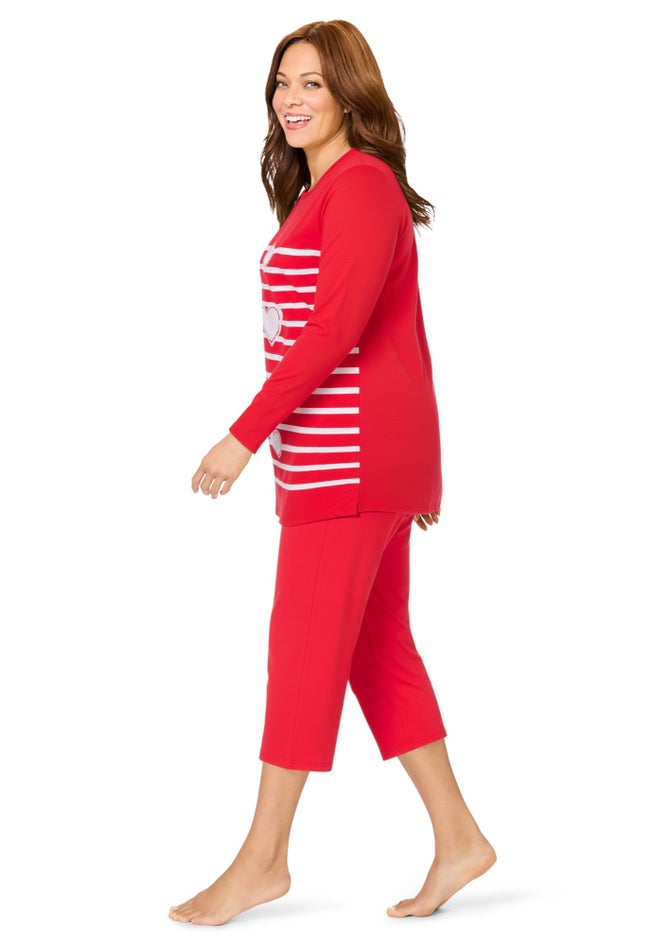 Avenue Body 2-Piece Set Sweatshirt Capri image number 2