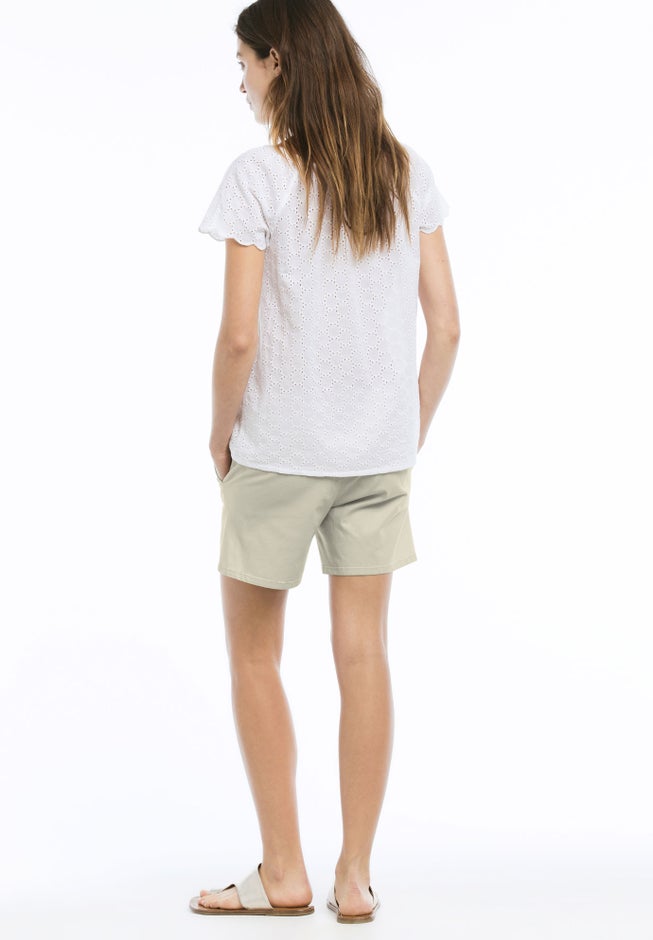 Stretch Chino Mid-rise Shorts image number 1