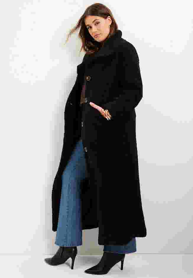 Maxi Teddy Fleece Coat image number 2