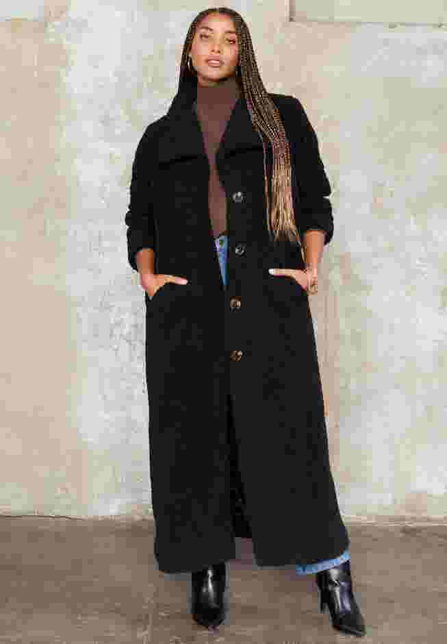 Maxi Teddy Fleece Coat image number 0