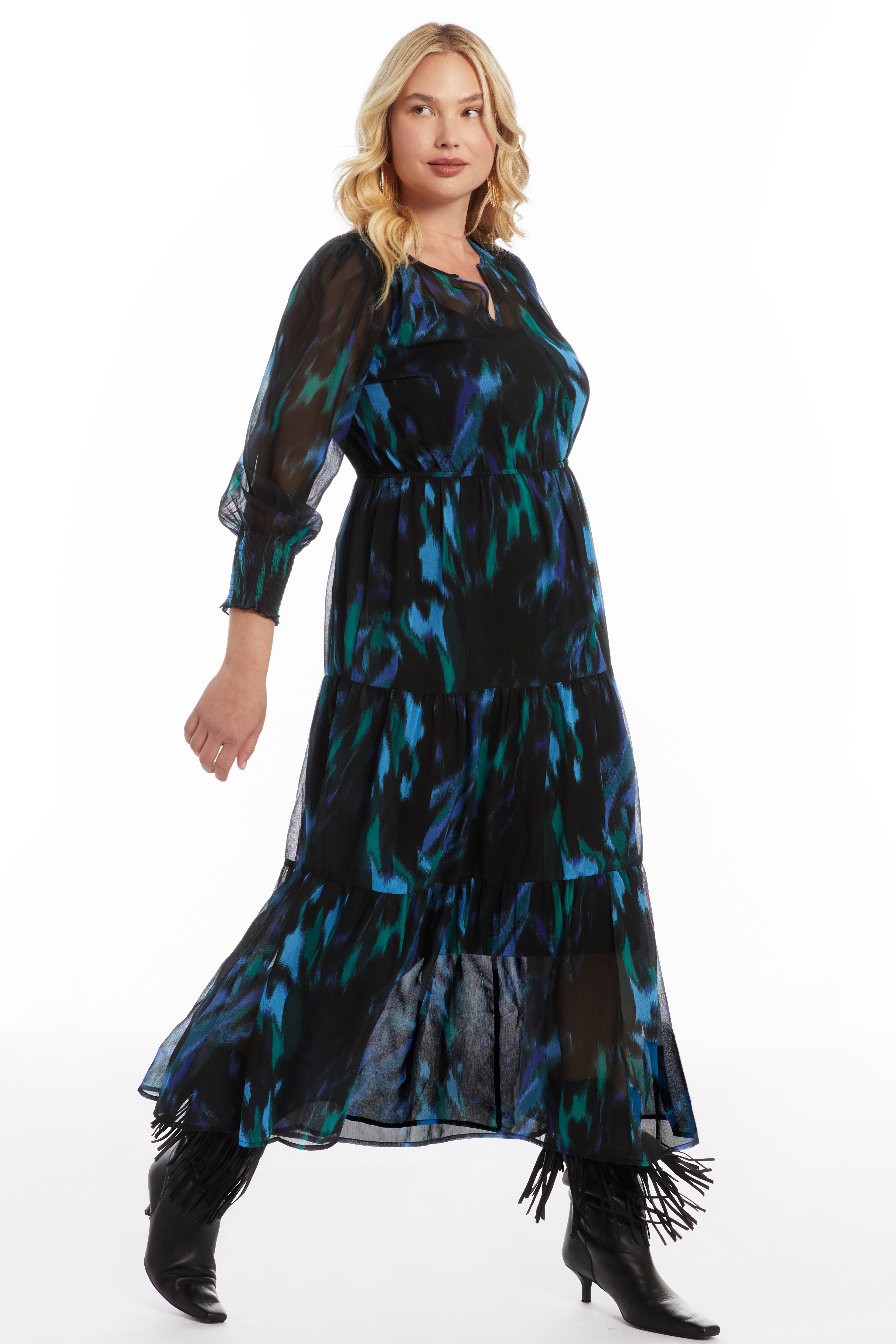 Tiered Maxi Dress image number 1